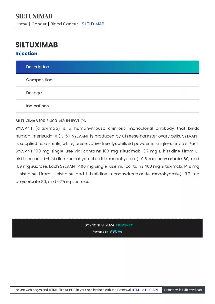 siltuximab