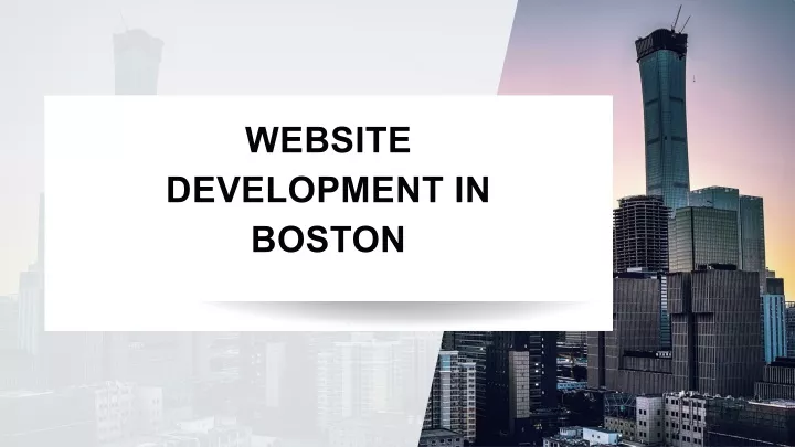 website development in boston