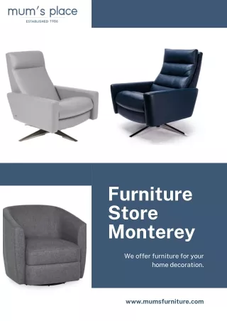 furniture store monterey