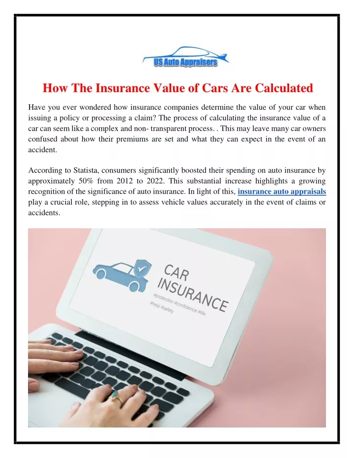 how the insurance value of cars are calculated
