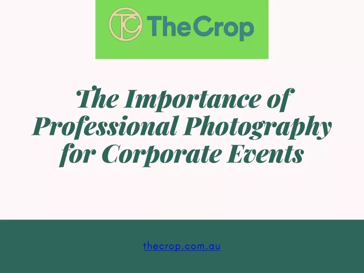 the importance of professional photography