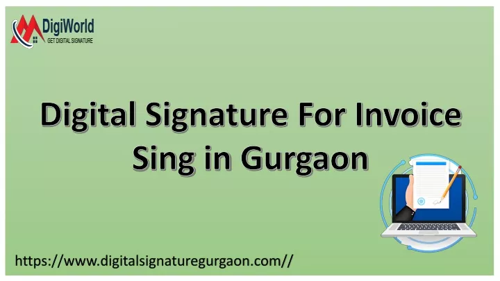 digital signature for invoice s ing in gurgaon