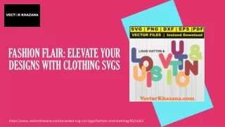 Fashion Flair Elevate Your Designs with Clothing SVGs