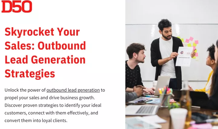 skyrocket your sales outbound lead generation