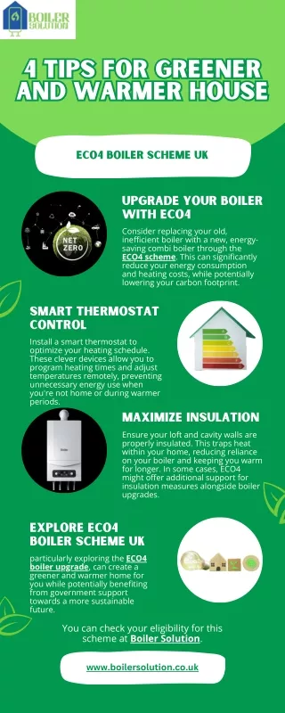 4 tips for greener and warmer house