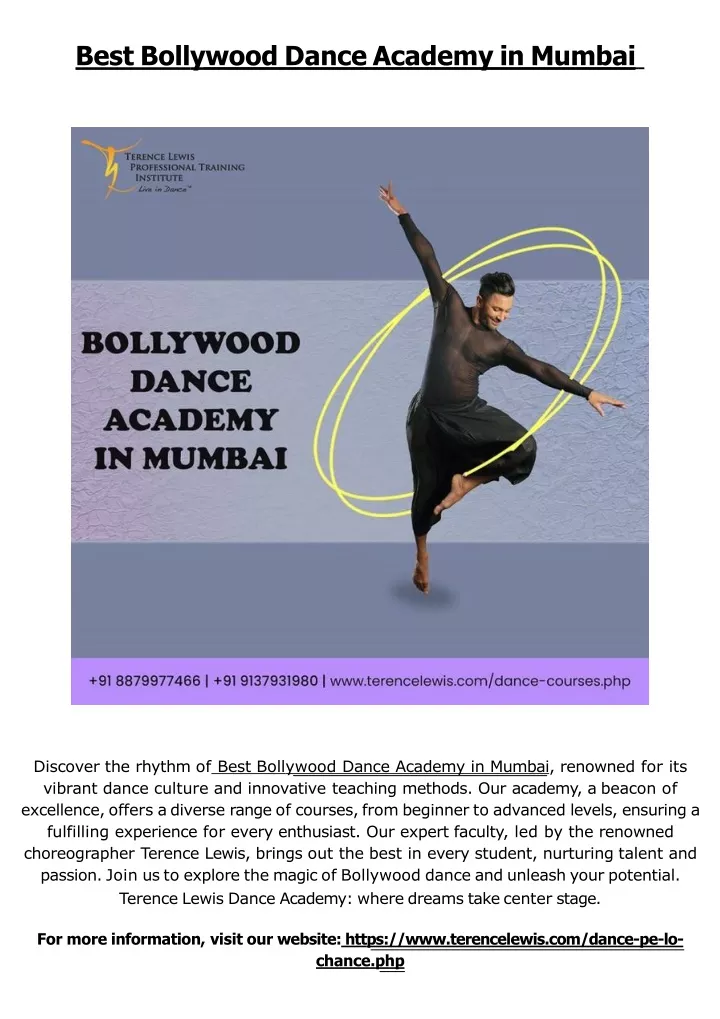 best boll ywood dance academy in mumbai