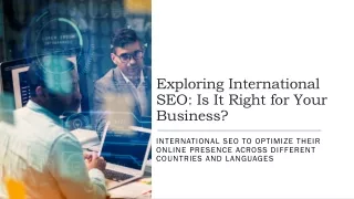 Exploring International SEO