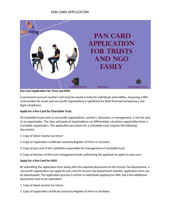 pan card application