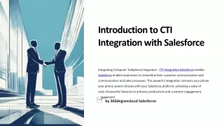 introduction to cti integration with salesforce