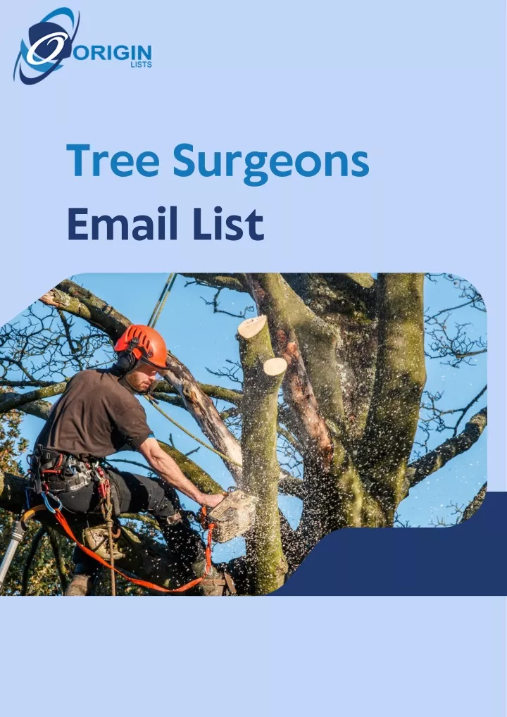 tree surgeons email list