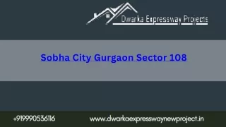 Sobha City Gurgaon Sector 108