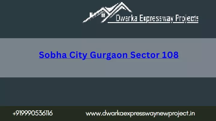 sobha city gurgaon sector 108