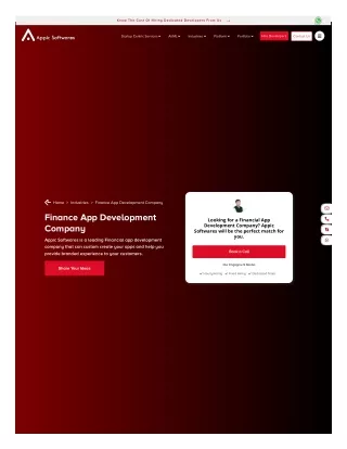 A Leading Finance App Development Company