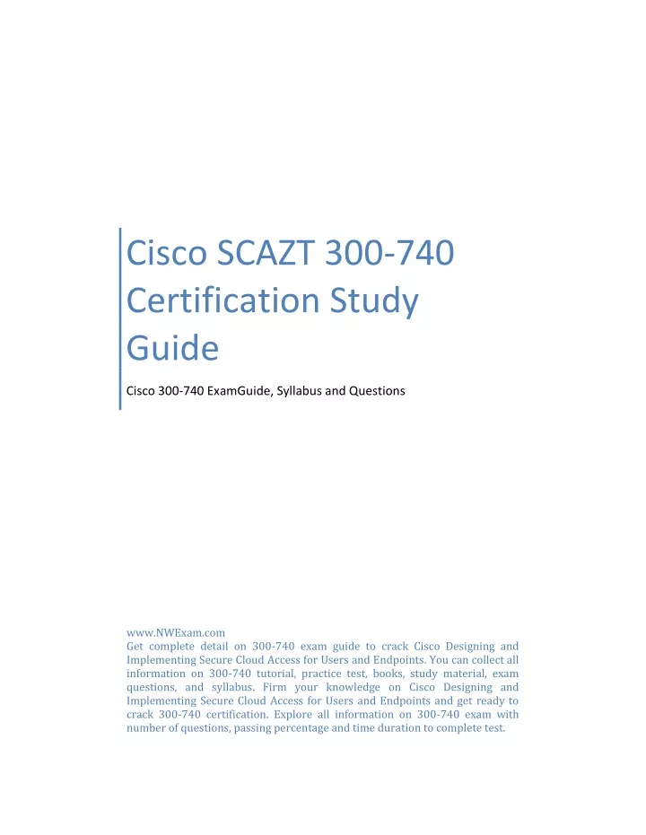 cisco scazt 300 740 certification study guide