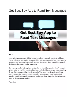 Get Best Spy App to Read Text Messages