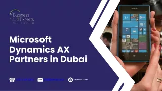 Microsoft Dynamics AX Partners in Dubai