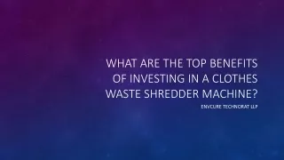 What Are the Top Benefits of Investing in