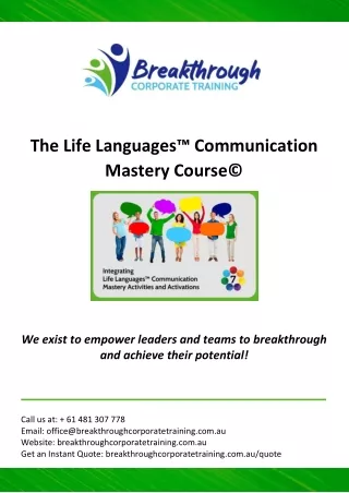 Unlock Your Potential with Life Language Course Sydney