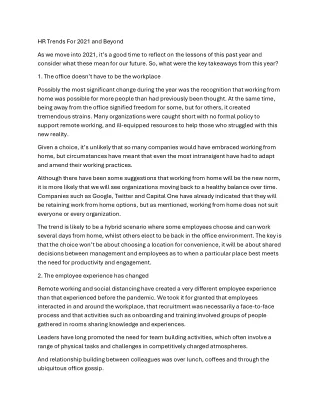 hr trends for 2021 and beyond