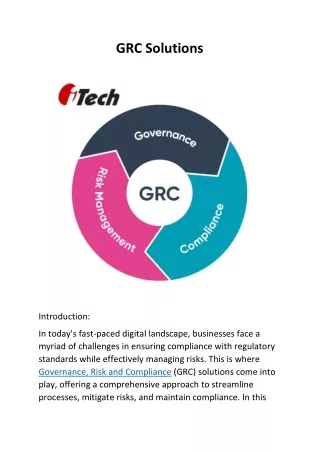 GRC Solutions