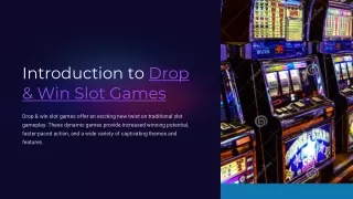 Drop & Win Slot Games