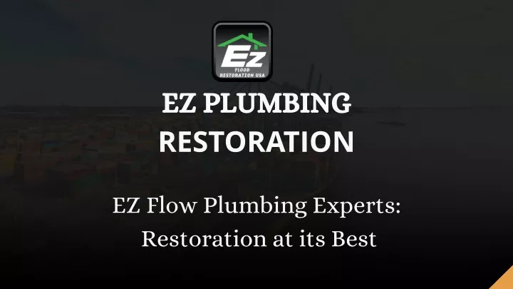 ez plumbing restoration