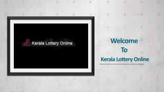 Buy Kerala Lottery Online | Kerala Lottery Online