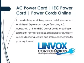AC Power Cord | IEC Power Cord | Power Cords Online