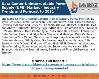 data center uninterruptable power supply