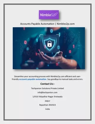 Accounts Payable Automation
