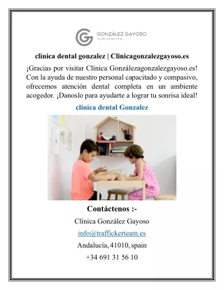 clinica dental gonzalez   Clinicagonzalezgayoso.es