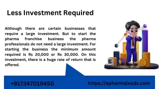 Benefits Of Starting PCD Pharma Company In Odissa