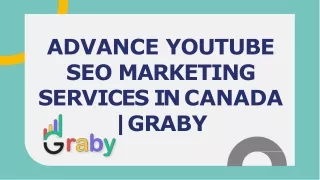Advance Youtube SEO Marketing Services in Canada