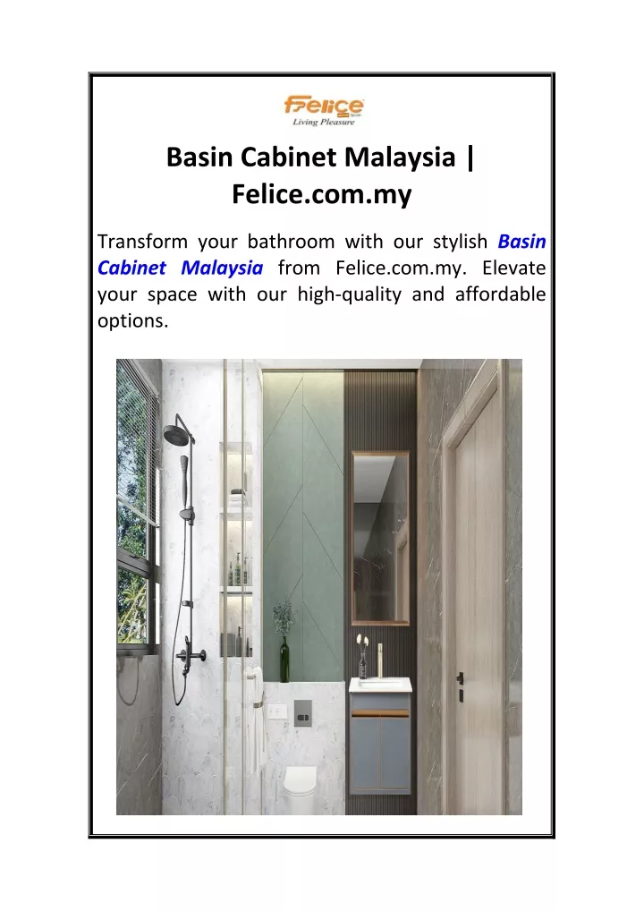 basin cabinet malaysia felice com my