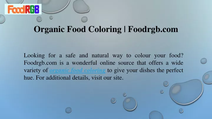 organic food coloring foodrgb com