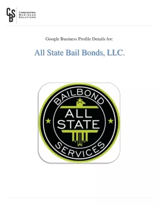 All State Bail Bonds, LLC.