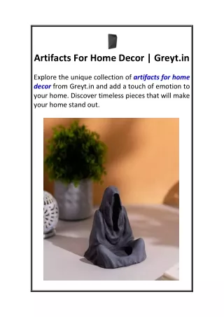 artifacts for home decor greyt in