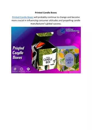 printed candle boxes