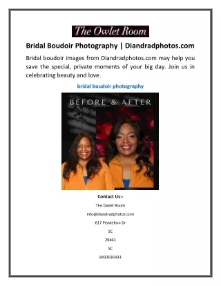 Bridal Boudoir Photography Diandradphotos.com
