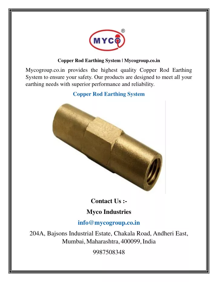 copper rod earthing system mycogroup co in