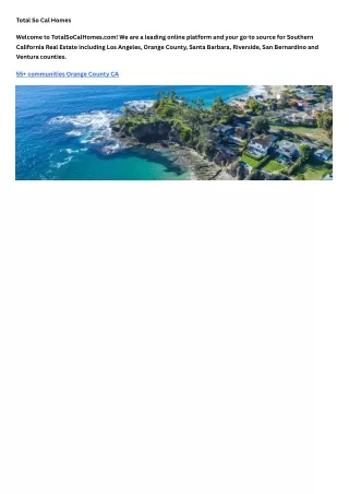 total so cal homes