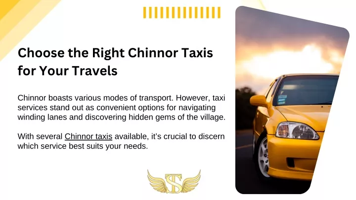 choose the right chinnor taxis for your travels