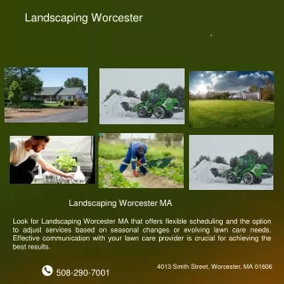 Landscaping Worcester MA