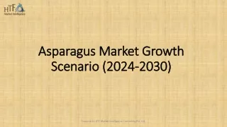 asparagus market growth scenario 2024 2030