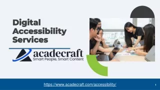 digital accessibility services