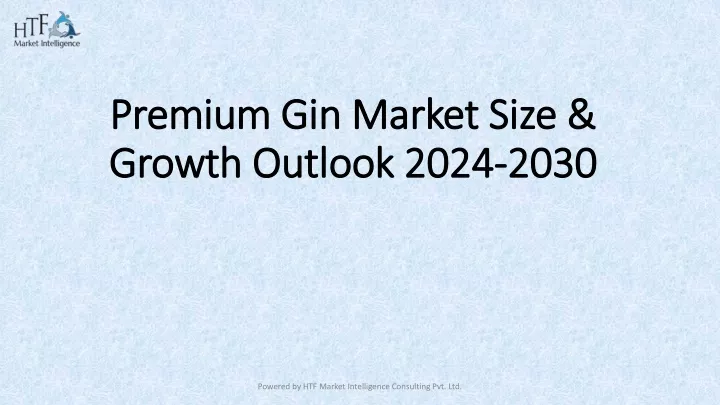 premium gin market size growth outlook 2024 2030