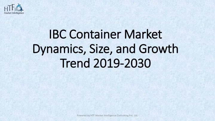 ibc container market dynamics size and growth trend 2019 2030