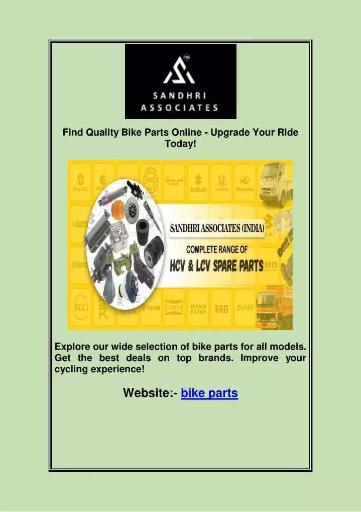 find quality bike parts online upgrade your ride