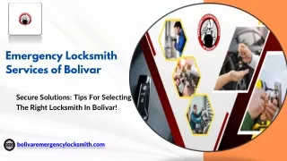Locksmith Bolivar
