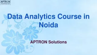 Data Analytics Course in Noida